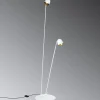 Fleksibel justerbar LED-gulvlampe Speers F hvid
