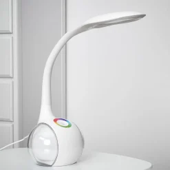 Fleksibel LED-bordlampe Paula, hvid