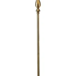 Flemish gulvlampe, med foldet skærm