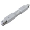 Flexverbinder Track, 1-fase skinne, hvid
