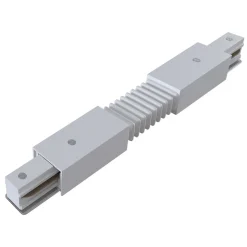 Flexverbinder Track, 1-fase skinne, hvid