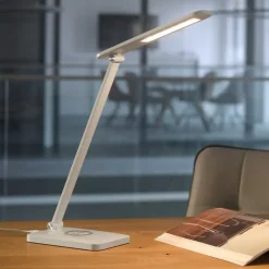 Florentina LED-skrivebordslampe, hvid