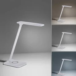 Florentina LED-skrivebordslampe, hvid