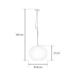 FLOS Glo-Ball - sfærisk hængelampe 33 cm