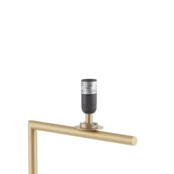 FLOS IC F1 gulvlampe, børstet messing