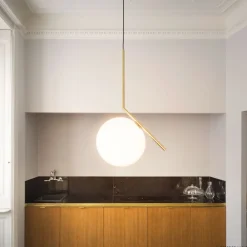 FLOS IC S2 designer hængelampe, messing