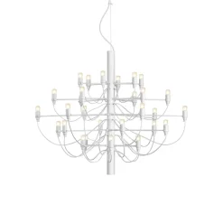 FLOS 2097/30 LED-lysekrone, matteret, hvid