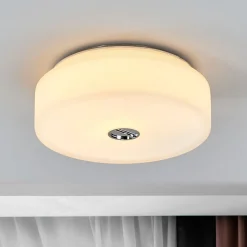 FLOS Mini Button loftlampe lavet af glas