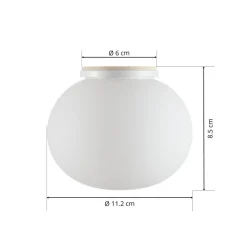 FLOS Mini Glo-Ball C/W - Loftlampe til designere