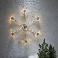 Flower Snowflake LED-dekorationslampe, Ø 60 cm
