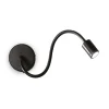 Focus fleksibel LED-væglampe, sort