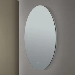 Focus LED-spejl, Ø 60 cm, CCT, antidug, berøringsdæmper