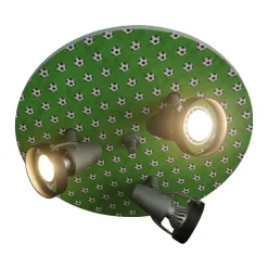 Fodboldformet loftlampe, 3 lyskilder