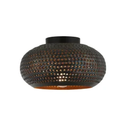 Fori loftslampe, Ø 30 cm, brun, metal
