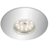 Forkromet LED-indbygningsspot Bruser, IP65