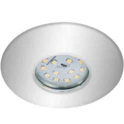 Forkromet LED-indbygningsspot Bruser, IP65