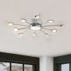 Forkromet loftlampe Meru, CCT