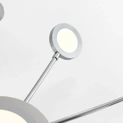 Forkromet loftlampe Meru, CCT