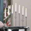 Forkromet lysestage Gustavo med 7 lyskilder