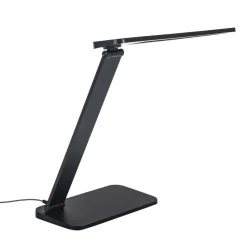 Forlight LED-bordlampe Zenit, sort, ABS, højde 36 cm