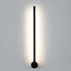 Forlight LED-væglampe til badeværelset Passeggio Nova, 60 cm, sort