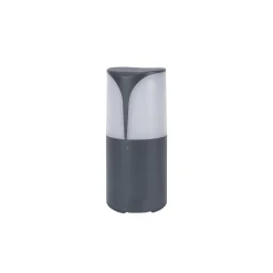 Forlight sokkellampe Astra, højde 30 cm, antracit, aluminium