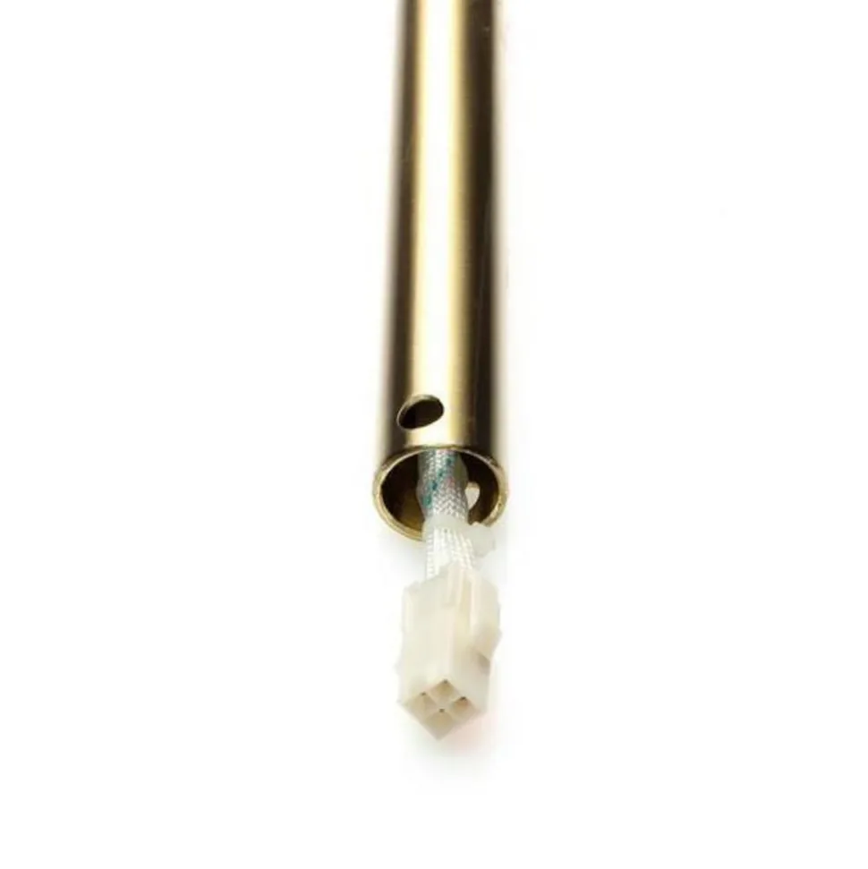 Forlængelsesstang 46 cm, silkemat messing