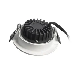 Forsænket loftlampe Dione, IP44, 4.000 K, hvid, dæmpbar