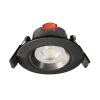 Forsænket loftlampe SMD-68-230V, 4.000K, Ø8,5cm, sort