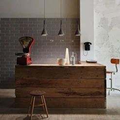 Foscarini Aplomb Mini pendellampe af beton, grå