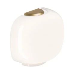 Foscarini Chouchin 3 Semi væglampe, hvid/guld