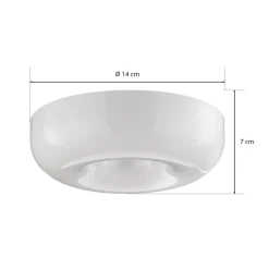Foscarini Circus piccola loftlampe i glas, Ø 32 cm