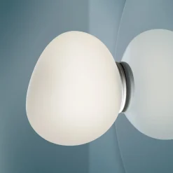 Foscarini Gregg piccola spejllampe, hvid
