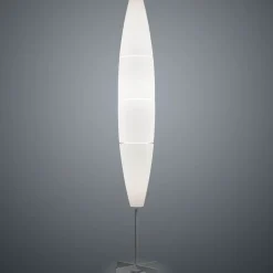 Foscarini Havana gulvlampe med dæmper, alu/hvid