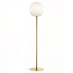 Foscarini Rituals XL gulvlampe, dæmpbar, gylden