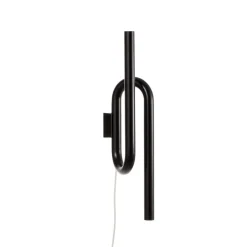 Foscarini Tobia LED-væglampe med ledning, sort