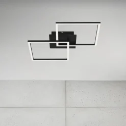 Frame LED-loftlampe, 2 lyskilder, Switch dim, sort