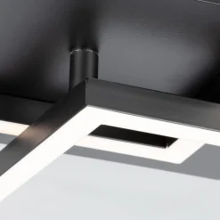 Frame LED-loftlampe, 2 lyskilder, Switch dim, sort