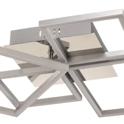 Frame LED-loftslampe, CCT, 4-lys, aluminium