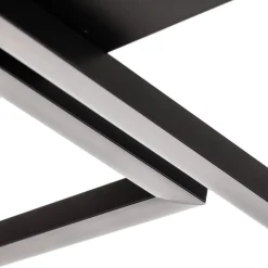 Frame LED-loftslampe, CCT, 4-lys, sort