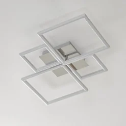 Frame LED-loftslampe, dæmpbar via vægkontakt