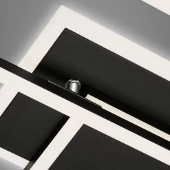 Frame S LED-loftlampe CCT 110x24,8 cm sort