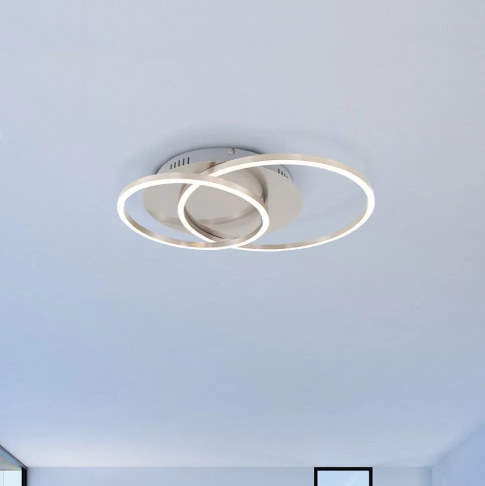 Frames LED-loftlampe, 2 ringe, kan drejes
