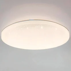 Frania-S LED-loftlampe med krystaleffekt, Ø 43 cm