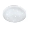 Frania-S LED-loftlampe med krystaleffekt, Ø 33 cm
