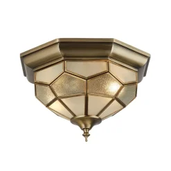 FRIDA køn loftlampe med glasindsatser