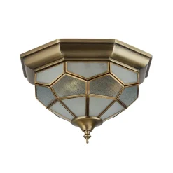 FRIDA køn loftlampe med glasindsatser