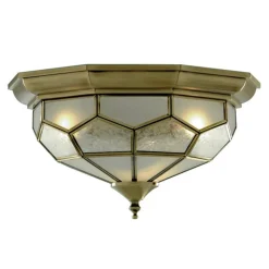 FRIDA køn loftlampe med glasindsatser