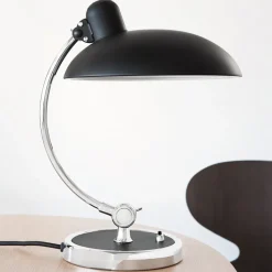 FRITZ HANSEN bordlampe Kaiser Idell Luxus, sort/krom