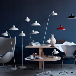 FRITZ HANSEN bordlampe Kaiser Idell Luxus, sort/krom